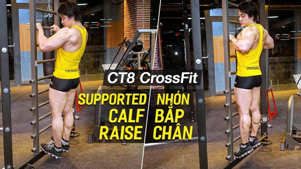 Supported Calf Raise, nhón bắp chân trên máy CT8 Crossfit 